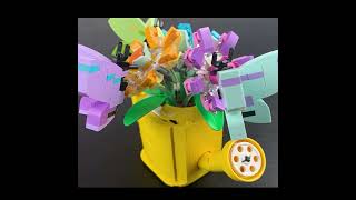 LEGO butterflies flock to flowers #lego #stopmotion #legocreator