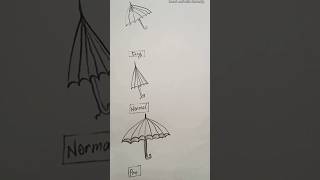 How to draw an Umbrella #art #trending #drawing #creative #shorts #drawwithsubhadip