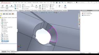 Solidworks 2017  Corner Relief