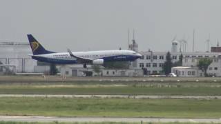 Ryanair "Dreamliner" cs / B737-800W [EI-DCL] landing @ Berlin-Schönefeld, 23.06.17