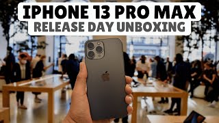 🍎 iPhone 13 Pro Max (Graphite) RELEASE DAY UNBOXING in LONDON REGENT STREET #Shorts