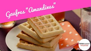 Gaufres "Amandines" à l'Omnicuiseur Vitalité