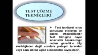 📚 TEST ÇÖZME TEKNİKLERİ 📚