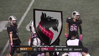 Carnegie Mellon Football Highlight vs  Waymesburg 10-5-24