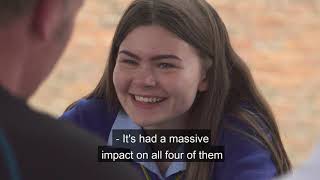 Archie, Maddi, Josuha and Charlie's social action project, AQA Unlocking Potential 2018-19