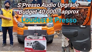 S-Presso Audio Upgrade | Loudest S-Presso | Morel Maximo Component and Speaker