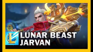 WILD RIFT: LUNAR BEAST JARVAN SKIN SPOTLIGHT | SKIN GIVEAWAY | PITS WILD RIFT