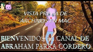 Vista Previa Archivos en Mac