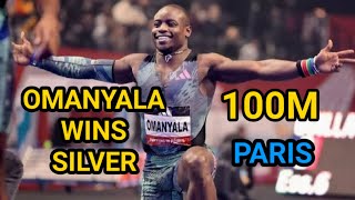 Ferdinand Omanyala wins silver 100m Paris Diamond League as Noah Lyles takes gold