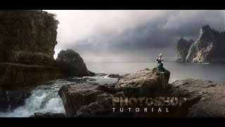 How to create matte painting [vfx style] !! Photoshop Tutorial !! step by step !!