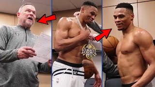 Denver Nuggets Locker Room Celebration After Russell Westbrook Record 200 Career Triple-Doubles!