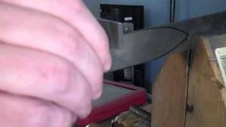 Part II - Making a Scandi ground blade for a folding knife