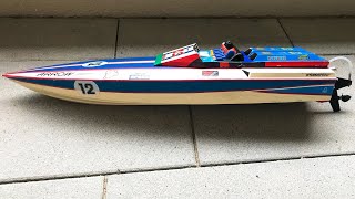 25 year old RC speed boat | Graupner Arrow 4S