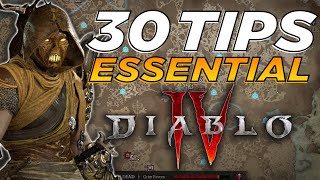 30 ESSENTIAL Tips Before You Play Diablo 4