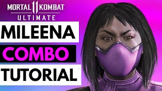 🔥MK11 Mileena Combo Tutorial 31% Damage 1Bar Of Meter and MORE!