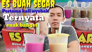 MUKBANG VERSI WAWAN‼️INI IDE BISNIS OMSETNYA HAMPIR 30 JT~ PANTESAN ES BUAHNYA ENAK BENAR