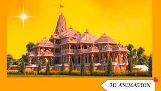 Ram Mandir 3D | Full detail | Animated #jaishreeram