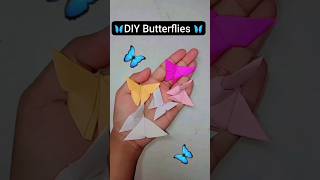 DIY Butterflies#shorts#youtubeshorts#shortvideo#diy@PaintellectualPriyA@craftykhushii