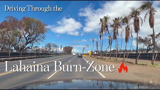 Lahaina BURN-ZONE - DRIVING through a DISASTER Area to a MAUI Vacation???