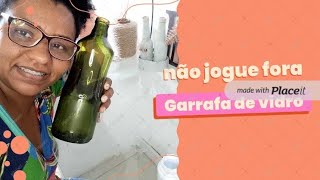 OLHA O QUE DÁ PARA FAZER COM GARRAFA DE VIDROS 😱