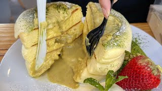 Perfect Pistachio Soufflé Pancakes - Fluffy, Irresistible, & Easy Recipe | YT Short 🥞🌟💚