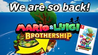 Nintendo is Cooking right now! Mario & Luigi Brothership