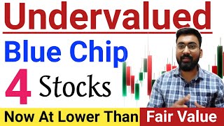 Indian ToP 4 Blue Chip Company's Now At Lower Than Fair Value. Best Undervalued Stocks For Long Term