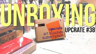 UPCRATE #38 Unboxing  📦 new art supplies