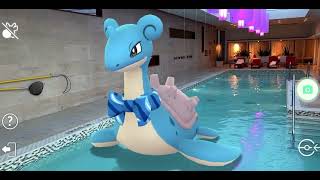 Pokémon GO Lapras at an Indoor Swimming Pool (AR Demo)