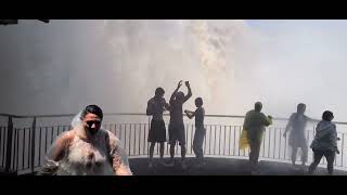 Cataratas del Iguazu lado Brasil. Increible baño. energía natural a tope