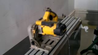 DeWalt DWS520 QS.  Обзор старой погружной пилы.