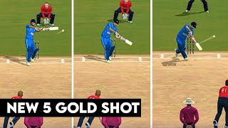 Real cricket 24 top 5 new upcoming gold shot part - 1 🔥 ||