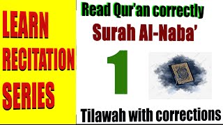 Beginner- Learn recitation(Surah Al-Naba'), Tilawah correction with Tajweed