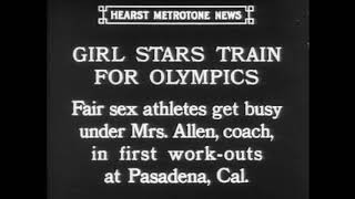 Women Track Stars Train for 1932 Summer Olympics