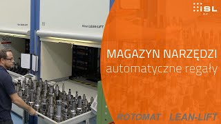 ISL: MAGAZYN NARZĘDZI - wypożyczalnia narzędzi regały automatyczne ROTOMAT