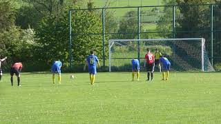 Sokol Chomýž - FK Město Albrechtice, rzut karny