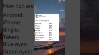 How rich are you #shorts #shortsviral #memes #funny