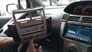 Toyota yaris WAJIB GANTI FRAME untuk pemasangan double din