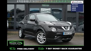 2017 67 NISSAN JUKE 1.6 N-CONNECTA XTRONIC 5D 117 BHP OE67OTR