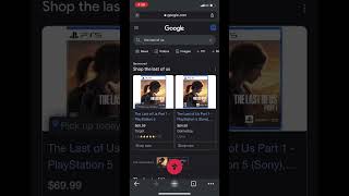 The Last of Us Google Search Easter egg