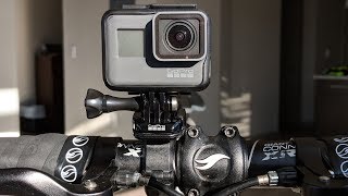 GoPro 6 Video Stabilization Test - Bicycle Handlebar Mount