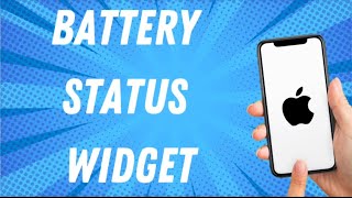 How To Add Battery Status Widget