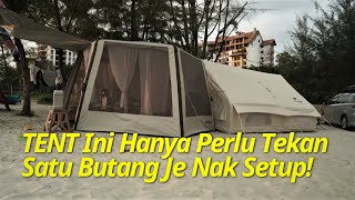 Ini Tent Paling Mudah Nak Setup! Test Tent Baru NatureHike Air Shelter untuk dibawa mancing