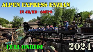 Alpen Express Enzian [Onride] Europa-Park 2024 (4K-HD / 60FPS)