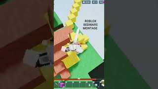 ROBLOX BEDWARS MONTAGE😎 #shorts #subscribe