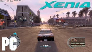 XBOX 360 emulator Midnight Club Los Angeles on PC XENIA MCLA