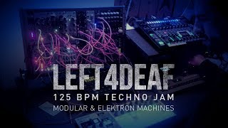 Modular and Elektron machines 125 bpm techno jam