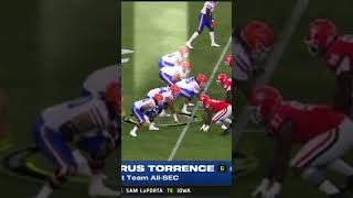 With the 59th overall pick in the 2023 NFL Draft the Buffalo Bills Select, O’Cyrus Torrence, G, UF