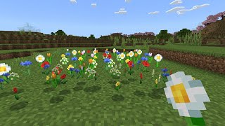 Minecraft But I Have To Mine Every Flower I See!