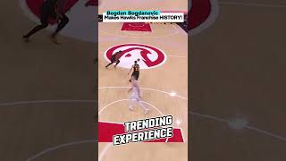 Bogdan Bogdanovic Makes Hawks Franchise HISTORY! December 11, 2023 #shorts